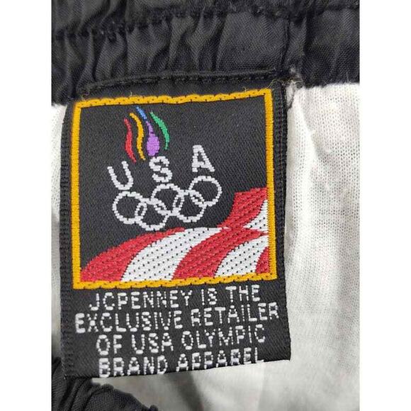 Vintage U.S.A black fully lined pull on track pants zip ankle - Picture 5 of 5